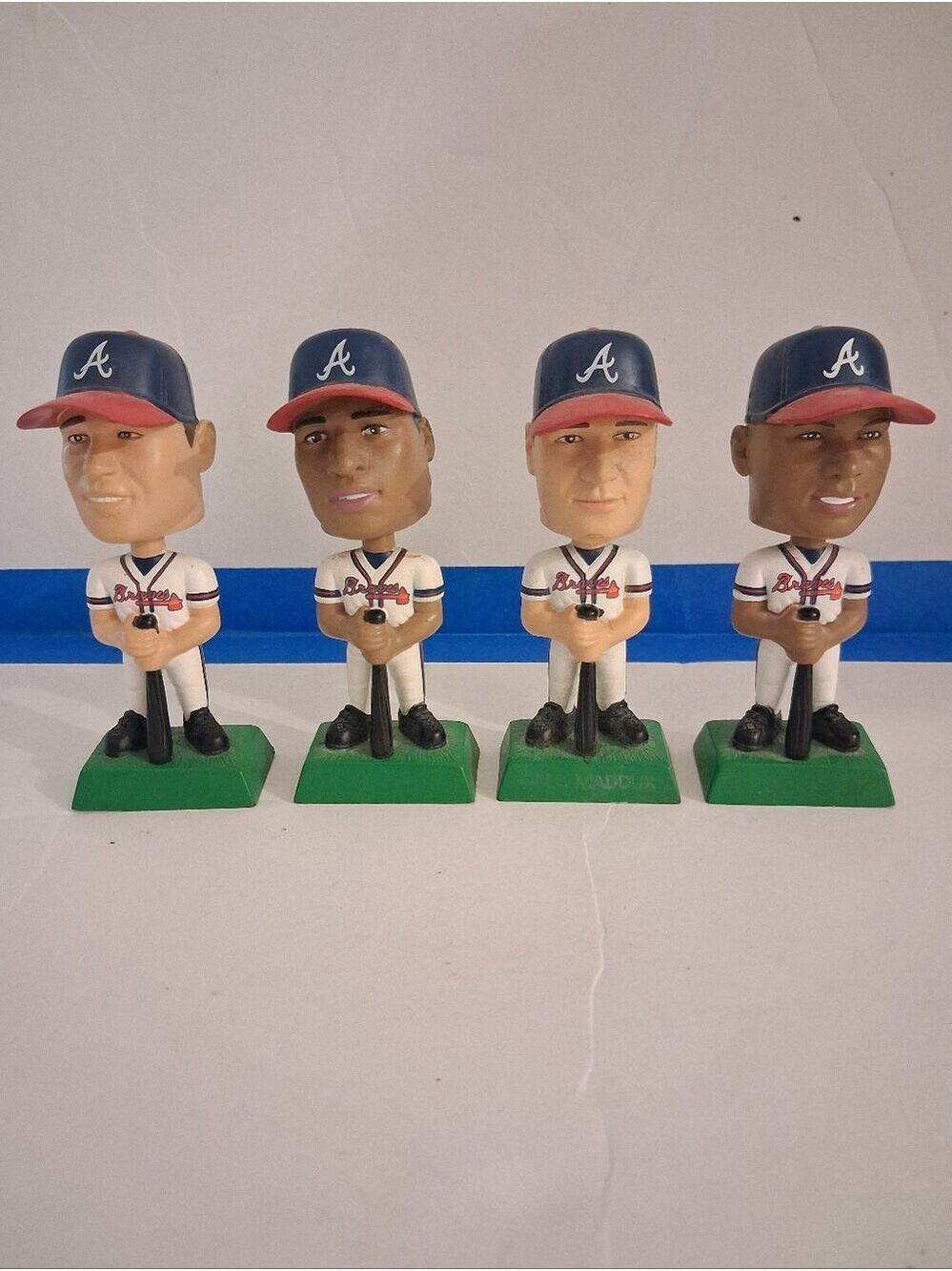 Atlanta Braves Chipper Maddux Furcal Jones MLB Mini Bobbleheads Bundle